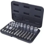 KS TOOLS Torx-Steckschlssel- und Bit-Satz, 30-tlg Bits mit Bohrung