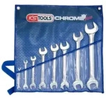 KS Tools 518.3200 CHROMEplus Doppel-Maulschl&uuml;ssel-Satz, 8-tlg.