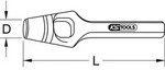 KS Tools 129.2077 Henkellocheisen 77mm
