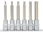 "KS TOOLS 1/2" Bit-Stecknuss-Satz Innensechskant, lang, 6-tlg"