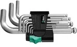Wera 950 PKS/9 SM N Innen-Sechskant Winkelschraubendreher-Set 1.5 mm, 2 mm, 2.5 mm, 3