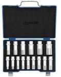 Gedore Steckschl&uuml;sselsatz metrisch 1/2 (12.5 mm) 15teilig 2190214