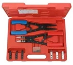 KS Tools 500.1350 Sicherungszangen-Satz mit Ratschenfunktion, 20-tlg.