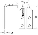 KS Tools 500.1340 Sicherungszange 120 -300 mm, Innen