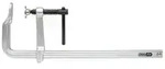 KS Tools 145.0322 Ganzstahl-Schraubzwinge mit Knebel, 120x600mm