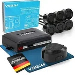 VSG24 Akustische Premium-Einparkhilfe WOHNMOBIL Schwarz PDC-22100