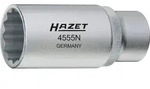HAZET Einspritzd&uuml;sen-Werkzeug 4555N ∙ Vierkant hohl 12,5 mm (1/2 Zoll) ∙ Au&szlig;en