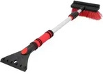 NIGRIN Eiskratzer mit Schneebesen, 610 mm, schwarz / rot