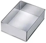 "LARES 6029 Lares Tortenring "Caro" aus Edelstahl, bis &Oslash; 25 x 46 cm, extra...