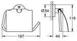 GROHE WC-Papierhalter ESSENTIALS mit Deckel chrom
