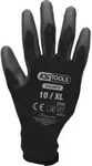 KS TOOLS Mikro-Feinstrickhandschuhe schwarz 10 12 Paar - 310.0475