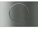 Geberit Bet&auml;tigungsplatte Sigma10 Spuel/Stop Edelstahl gebuerstet, round, 1 Stk.