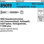 Fassadenschraube R 89019 Liko T-STAR 4,5x 50/21-T A 2 antikfarben 200St. SPAX