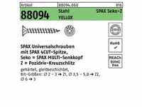 Schraube R 88094 SEKO Spitze/PZ 4,5x30/24-Z Stahl galv.verz. gelb 1000St. SPAX