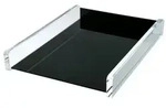 WEDO - Briefablage - f&uuml;r A4 - Schwarz, Clear