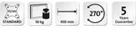 NOVUS Schwenkarm 964+0119+000 TSS Tragarm s/sw