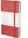 Notizbuch P A6 9x14cm blanko Hardcover rot