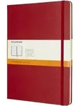 Notizbuch XL 19x25cm liniert Hardcover 96 Blatt scharlachrot
