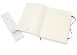 Notizbuch XL 19x25cm liniert Softcover scharlachrot