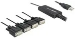 Delock USB 2.0 > 4 x Serial Adapter - Serieller Adapter