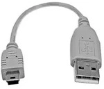 StarTech.com 15 cm Mini USB 2.0 A auf Mini B Kabel - USB-Kabel - USB (M)