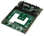 STARTECH Dual mSATA SSD auf 2,5 Zoll Komponenten Zubeh&ouml;r f&uuml;r Speicherlaufwerke