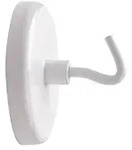JAKOB MAUL - Maul - Hakenmagnet - 4,7 cm Durchmesser - wei&szlig; (Packung mit 5)