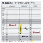 Franken GmbH FRANKEN - Streifen - 14 x 42 cm - durchsichtig