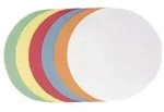 FRANKEN - Moderationskarte - Kreis - Durchmesser: 9,5 cm - gemischt (Packung mit 500)