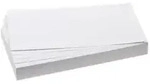 Franken GmbH FRANKEN - Moderationskarte - rechteckig - 9.5 x 20.5 cm - wei&szlig; (Packung