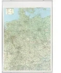 Franken Kartentafel KA300D 100x140cm Stra&szlig;enkarte Deutschland