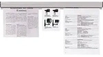 Franken Papierklemmschiene PKS100 100cm +Montageset