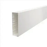 OBO Wand- und Deckenkanal, mit Bodenlochung, 60x210mm, Polyvinylchlorid, reinwei&szlig;,