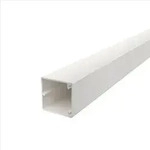 OBO Wand- und Deckenkanal mit Bodenlochung, 60x60mm, Polyvinylchlorid, reinwei&szlig;,