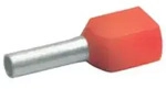 Klauke 87614, Aderendh&uuml;lse, Kupfer, Gerade, Metallisch, Rot, Verzinntes Kupfer,