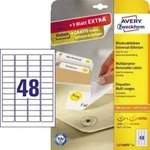Avery Zweckform Etikett L4736REV-25 45,7x21,2mm wei&szlig; 1.200 St./Pack.