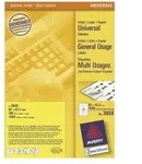 AVERY ZWECKFORM - Avery - Wei&szlig; - 97 x 42.3 mm 1200 Etikett(en) (100 Bogen x 12)