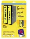 AVERY ZWECKFORM - Avery L4755 - Gelb - 61 x 297 mm 60 Stck. (20 Bogen x 3)