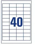 AVERY ZWECKFORM - Avery - Wei&szlig; - 48.5 x 25.4 mm 4000 Etikett(en) (100 Bogen x 40)