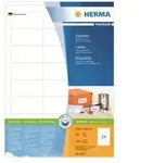 HERMA Premium - Papier - matt - permanent selbstklebend - wei&szlig; - 64.6 x 33.8 mm 4800