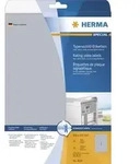 HERMA Typenschildetiketten A4 silb. 210x297 mm Folie 25 St. Multimedia-Technik