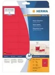 HERMA Special - Papier - matt - permanent selbstklebend - Luminous Red - 63.5 x 29.6