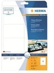 HERMA Special - Papier - hochgl&auml;nzend - permanent selbstklebend - wei&szlig; - 96 x 63.5