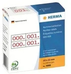 HERMA Rot - 10 x 22 mm 2000 Etikett(en) (1000 Bogen x 2)