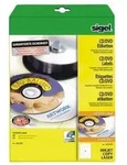CD-/DVD-Etiketten Inkjet/Laser Kopier 117mm VE=50 St&uuml;ck (25 Blatt) wei&szlig;