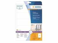 HERMA Special - Karton - nicht klebend - beschichtet - perforiert - weiß - 54 x 190