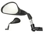 Busch & M&uuml;ller 913/801VLME Spiegel f&uuml;r E-Bike links, schwarz