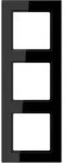 Jung 3fach Rahmen Schwarz AC583SW 1 St.