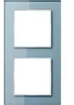 Jung Glasrahmen 2-fach bl/gr AC 582 GL BLGR