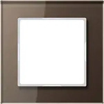 Jung Glasrahmen 1fach mokka AC 581 GL MO
